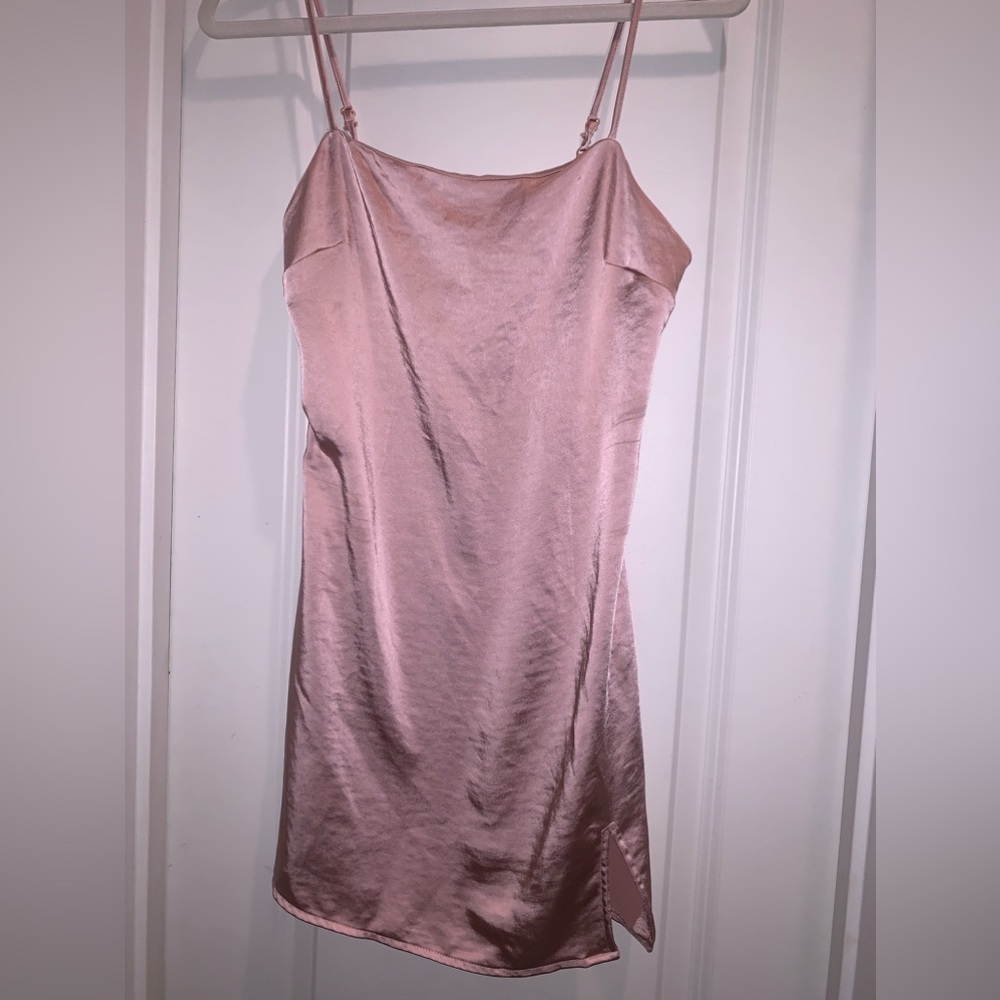 Kendall & Kylie Pink shimmer dress